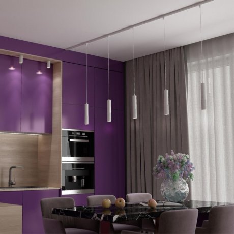 Трехфазный светильник на посвесе для трека Mais Novotech 370773