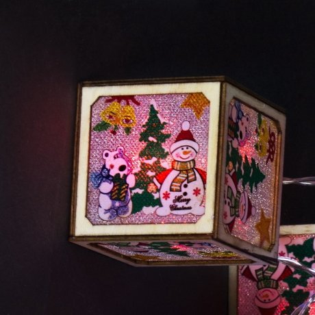 2м. Гирлянда с насадками 10LED (RD/GN,RD/BL) A-483 Sneha 1413889