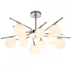 Люстра на штанге Escada Sphere 642/10P Silver