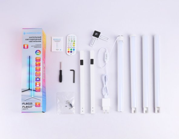 Торшер RGB с пультом Ambrella light COMFORT FL8025