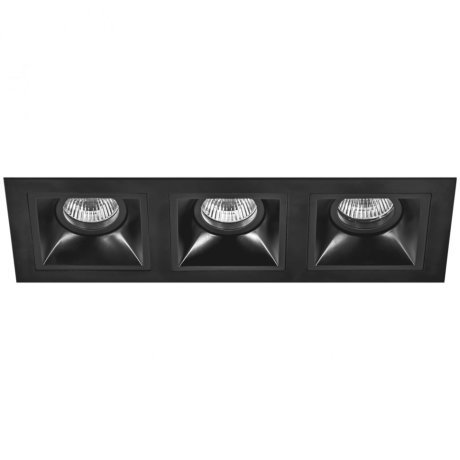 D537070707 Встраиваемый точечный светильник Domino Quadro Lightstar (комплект из 214537+214507+214507+214507)