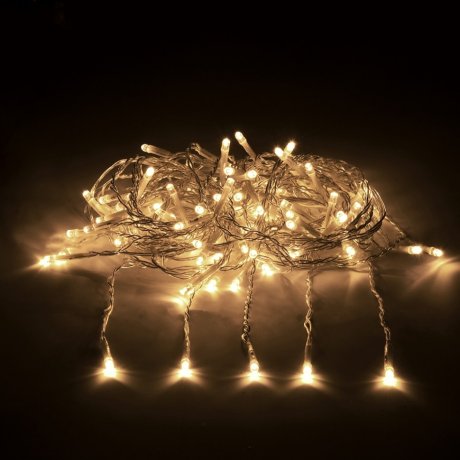 1,5*1,5м. Электрогирлянда ''Занавес'' с контроллером (теплый) 156LED IP20 Vegas 55077