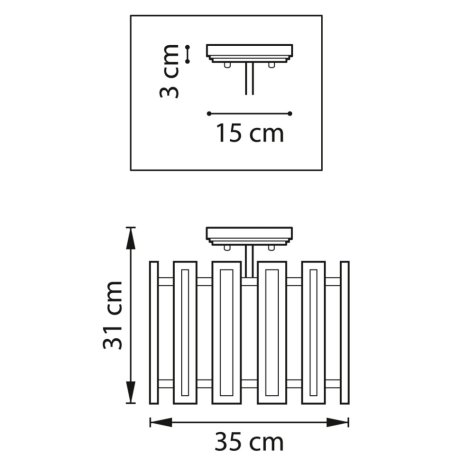 Потолочный светильник Lightstar Agave 712042