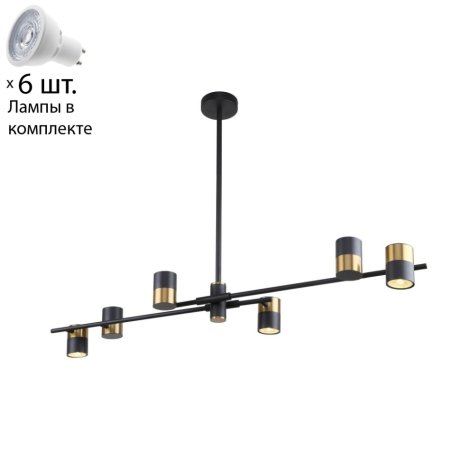 Люстра на штанге с лампочками F-Promo Chart 3092-6P+Lamps Gu10