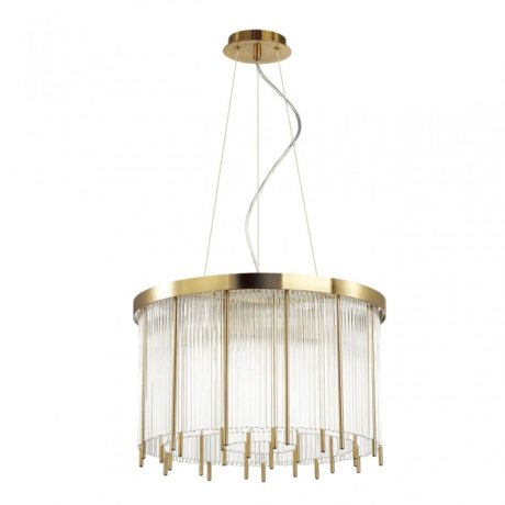 Подвесная люстра с лампочками Odeon Light York 4788/7+Lamps E14 Свеча