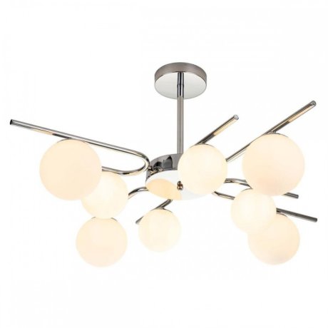 Люстра на штанге Escada Sphere 642/8P Silver