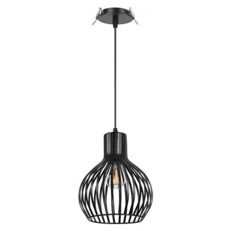 Встраиваемый подвесной светильник Novotech Zelle с лампочкой 370426+Lamps E27 P45
