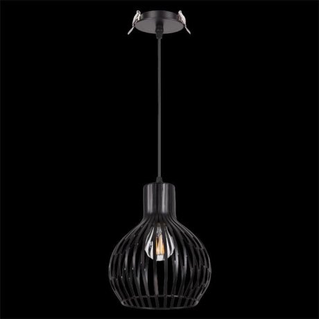 Встраиваемый подвесной светильник Novotech Zelle с лампочкой 370426+Lamps E27 P45