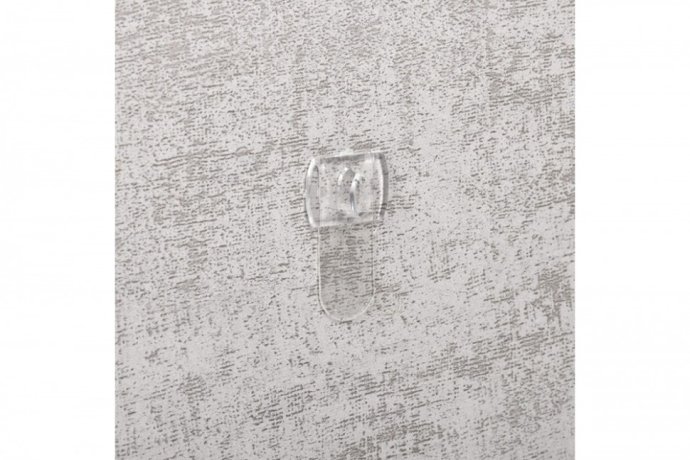 VEGAS Крючки для крепления гирлянд, 20шт, блистер, размер 1.3см*1.8см, прозрачные, самоклеящиеся /144/24 55155