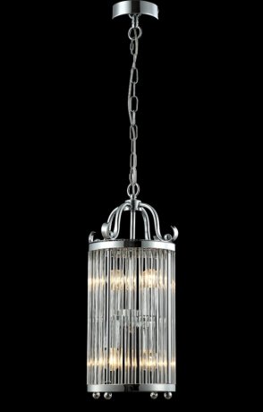 Подвесной светильник Crystal Lux TADEO SP4 D200 CHROME/TRANSPARENTE