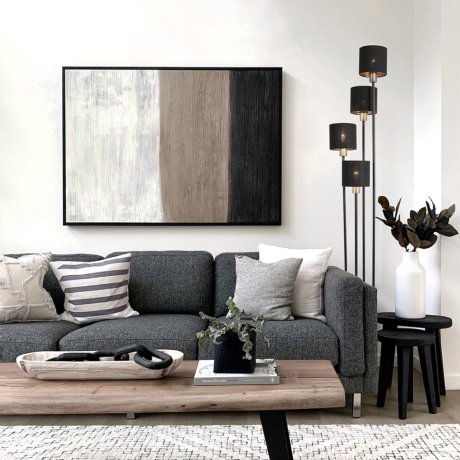 Торшер Escada Denver 1109/4 Black/Gold