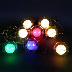 3х0.4м. Гирлянда бахрома D 7,5см 8LED (RGB) A-502 Sneha 1421865