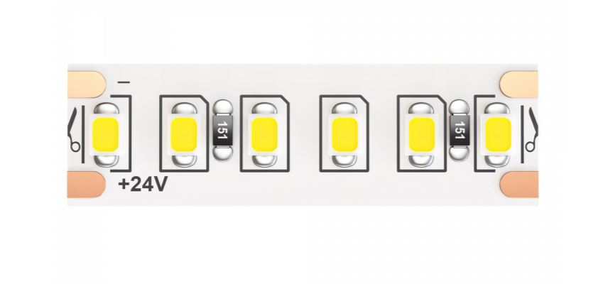 5м. Светодиодная лента теплого цвета 3000К, 20W, 24V, 180LED, IP65 Led strip Maytoni 10157