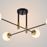 Потолочная люстра Crystal Lux FIDEL PL4 BLACK