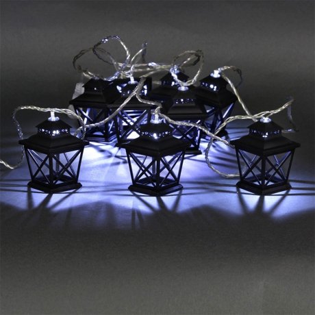 2,8м. Гирлянда "Фонарик" 10LED (белый) A-506 Sneha 1421861