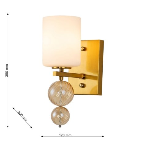 Бра с лампочкой Favourite Ether 2998-1W+Lamps E14 Свеча