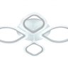 Потолочный светильник Escada 10251/4 LED*70W White BUBBLE