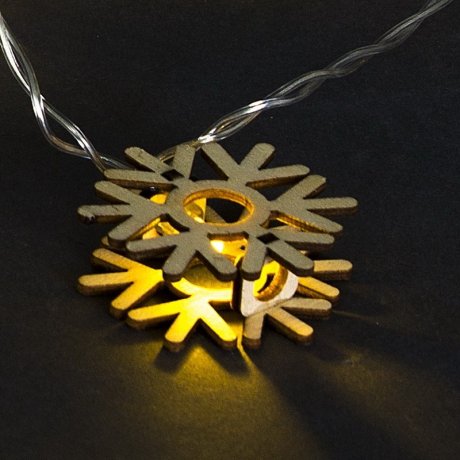 5м. Гирлянда с насадками 20LED (теплый) A-412 Sneha 1413843