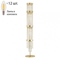 Торшер с лампочками Odeon Light York 4788/12F+Lamps E14 Свеча