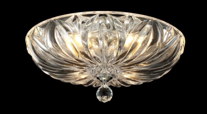 Подвесной светильник Crystal Lux с лампочками DENIS D400 CHROME+Lamps E14 P45