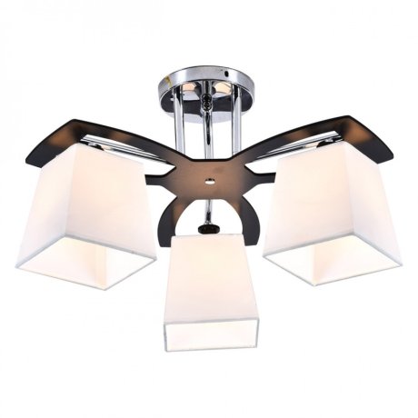 Потолочный светильник Escada 1116/3PL E27*60W Chrome/Black/White PERSEUS