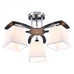 Потолочный светильник Escada 1116/3PL E27*60W Chrome/Black/White PERSEUS