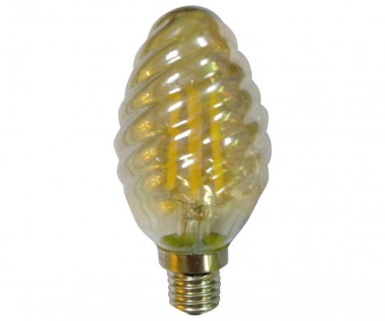 098356-1,33 Led Лампа золотая E14 6W (2700K) KINK Light