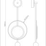 Настенный светильник Arte Lamp Polaris A2604AP-7GO