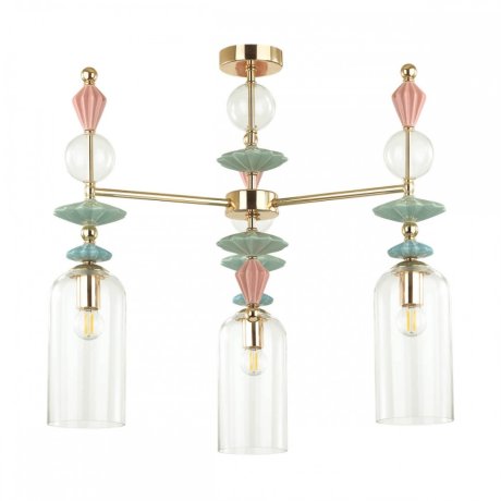 Люстра на штанге с лампочками Odeon Light Bizet 4855/3C+Lamps E14 P45