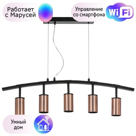LR735305 Подвесной светильник Rullo Lightstar с поддержкой Маруся (комплект из 571735+214430-5)