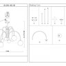Люстра на штанге Jineto St Luce SL1204.402.08