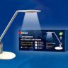 Настольная лампа (UL-00002342) Uniel TLD-547 White/LED/400Lm/3300-6000K/Dimmer