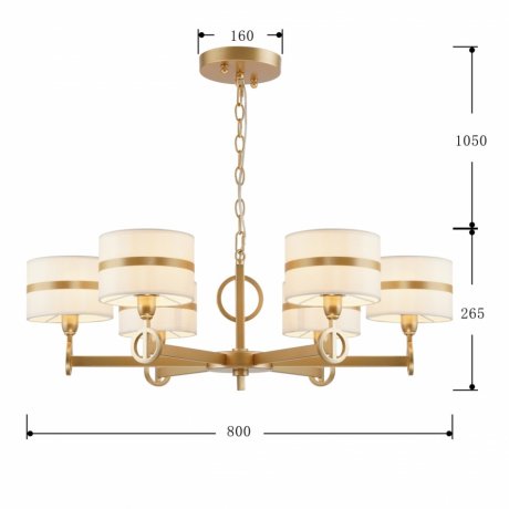 Подвесная люстра Mateo Favourite 2634-6P