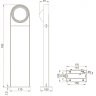 Ландшафтный светильник Arte Lamp San Francisco A1831PA-1BK