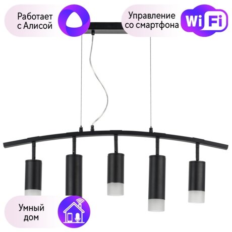 LR7353738721 Подвесной светильник Rullo Lightstar с поддержкой Алисы, (комплект из 571735+214437-3+214487-2+202431-5)