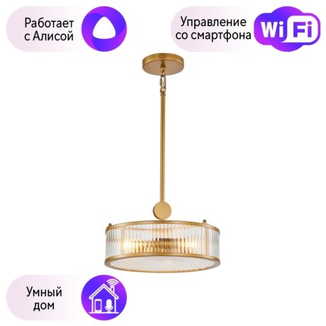 Подвесной светильник Favourite Radiales с поддержкой Алиса 3099-3P-А