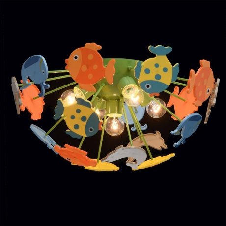 Потолочная люстра MW-Light Улыбка с поддержкой Алиса 365014605-A