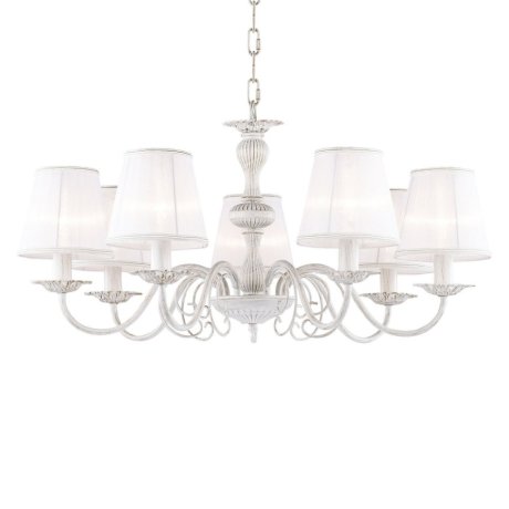 Подвесная люстра с лампочками Favourite Malta 1730-7P+Lamps E14 Свеча