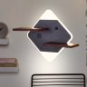 Настенный светодиодный светильник с полками и USB портом Ambrella light Wall FW101 (00-00003312)