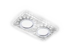 Встраиваемый светодиодный светильник Ambrella light Led S234/2 W/CH/WH