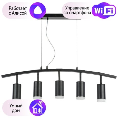 LR7353750 Подвесной светильник Rullo Lightstar с поддержкой Алисы, (комплект из 571735+214437-5+202430-5)