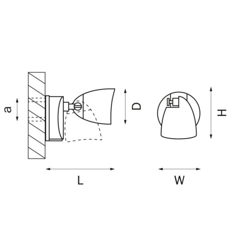 Уличный светодиодный светильник Diva Lightstar 374147