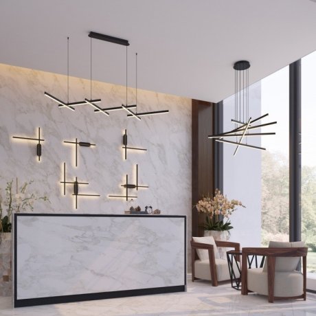 Подвесная светодиодная люстра Odeon Light Rudy с поддержкой Алиса 3890/96L-A