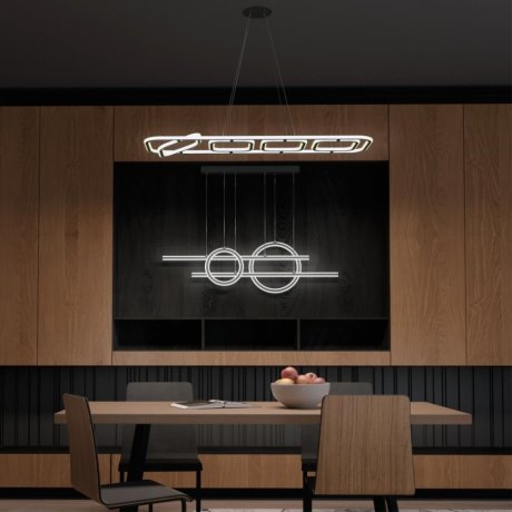 Подвесной диммируемый светильник с пультом ДУ Novotech Ondo 359182