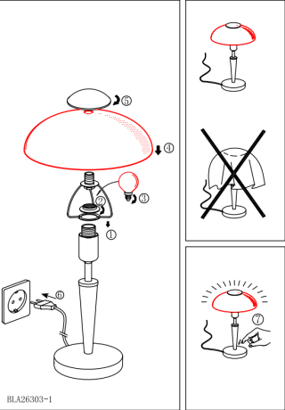 Настольная лампа Eglo Solo 1 87256