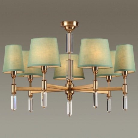 Подвесная люстра Odeon Light London с лампочками 4887/7+Lamps E14 Свеча