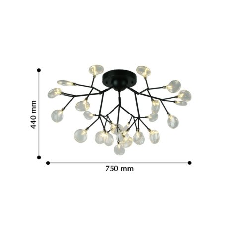 Потолочная люстра F-Promo Skein с поддержкой Алиса 2480-9U-A