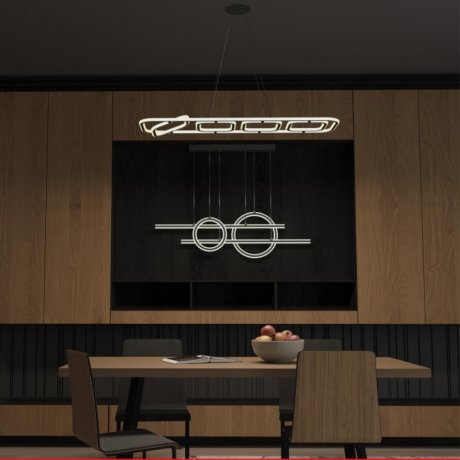 Подвесной диммируемый светильник с пультом ДУ Novotech Ondo 359183