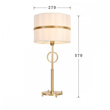 Настольный светильник с лампочкой Favourite Mateo 2634-1T+Lamps E14 Свеча