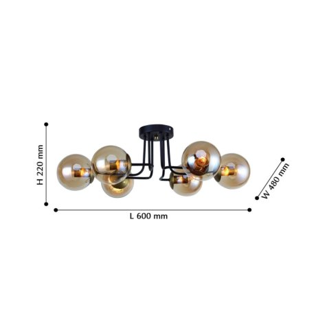 Потолочная люстра F-Promo Modestus с поддержкой Маруся 2344-6U-М